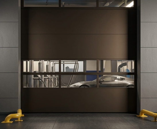 Панорамные ворота AluTherm в Невинномысске