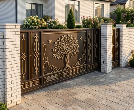 Металлические ворота в Невинномысске