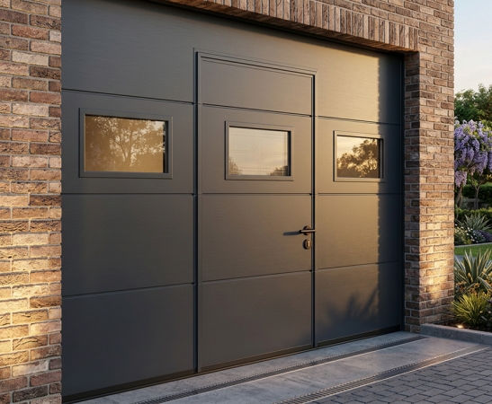 Ворота с окнами в Невинномысске