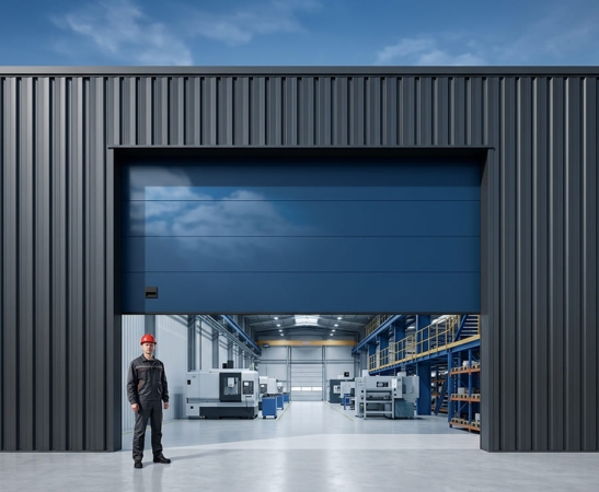 Промышленные ворота Алютех Protrend в Невинномысске